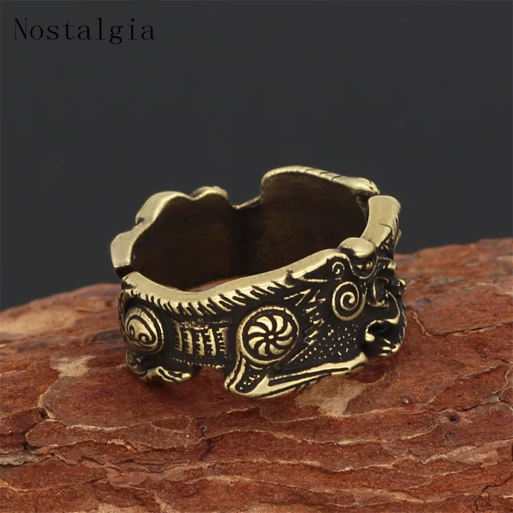Viking Ravens Huginn Rings