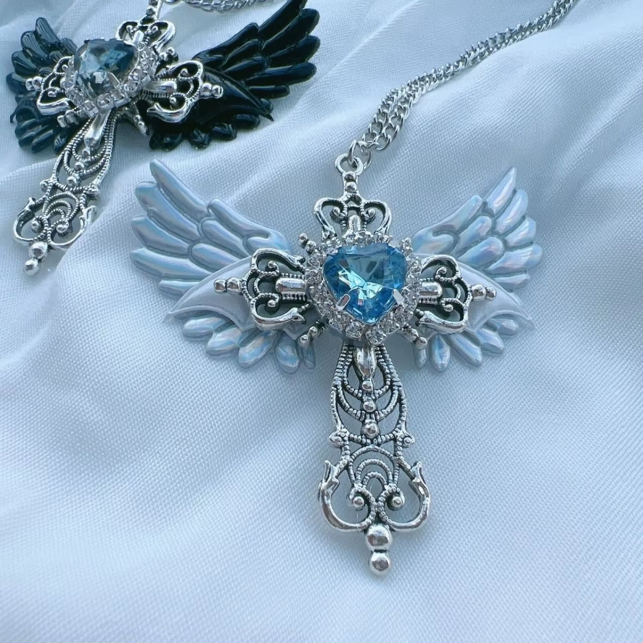 Wings Cross Necklace