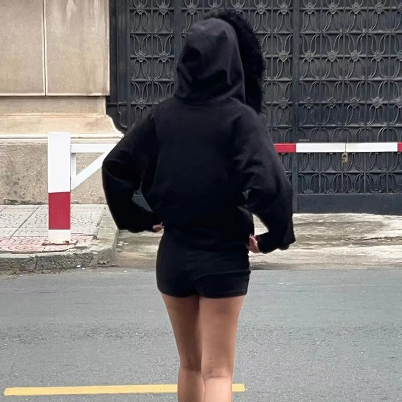 Faux Fur Collar Hoodie
