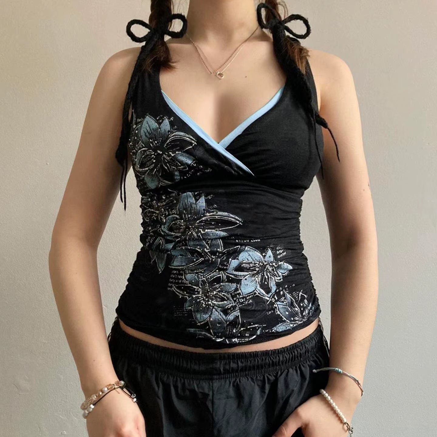 Suspender Vest Women T-Shirt