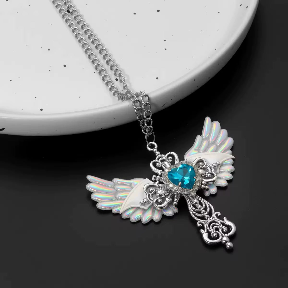 Wings Cross Necklace