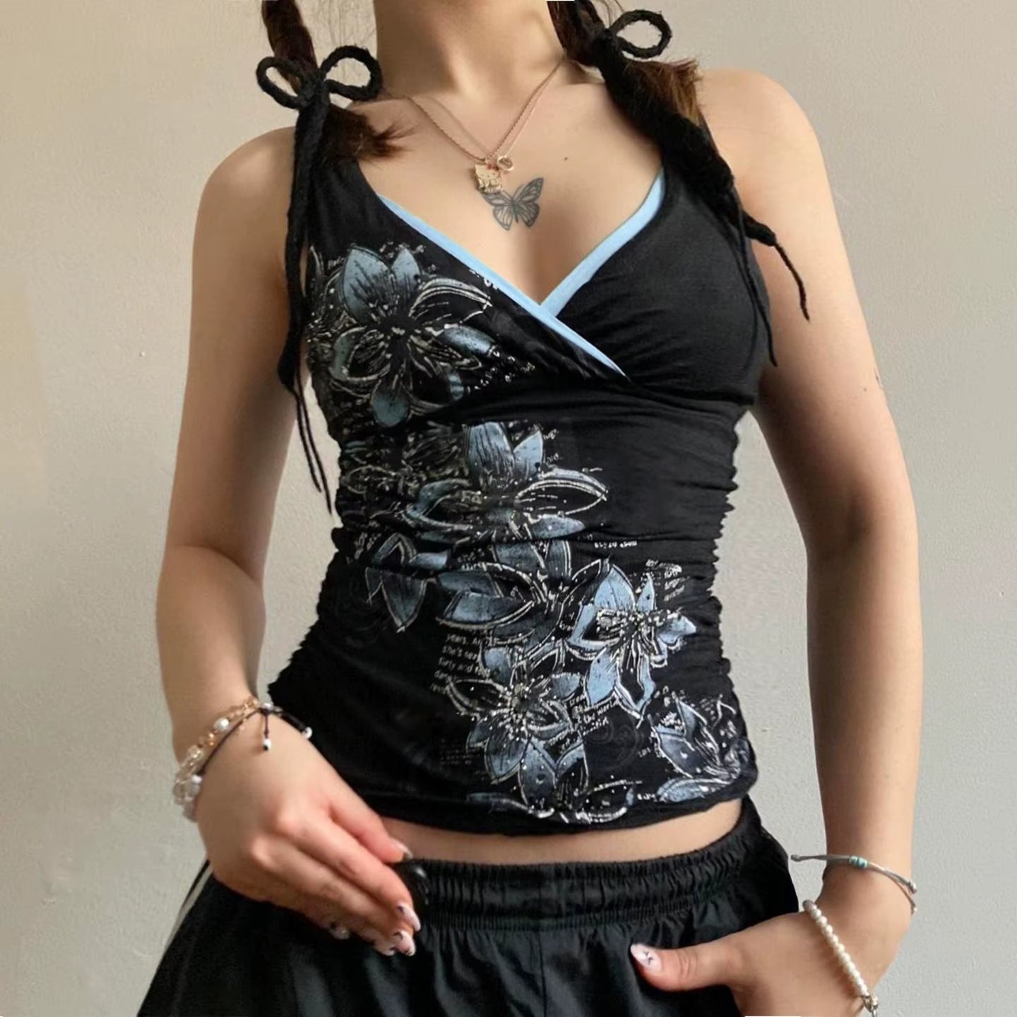 Suspender Vest Women T-Shirt