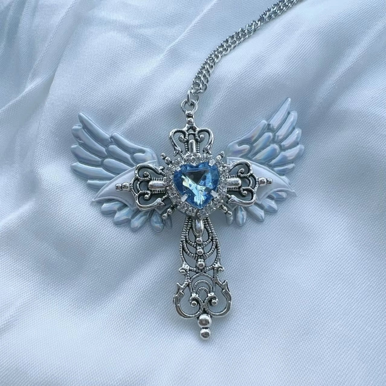 Wings Cross Necklace