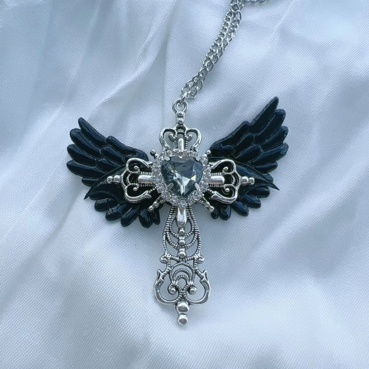 Wings Cross Necklace