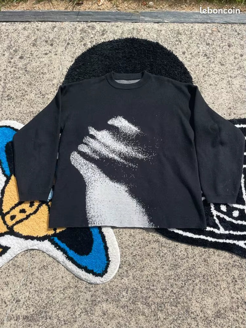 Graphic Print Sweater